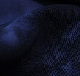 Riflovina jemná pružná batika modromodrá