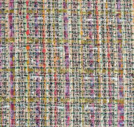 Imitace ručně tkané látky melír zelená