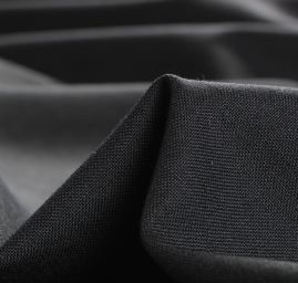 Vlněná kostýmová látka jemná černá