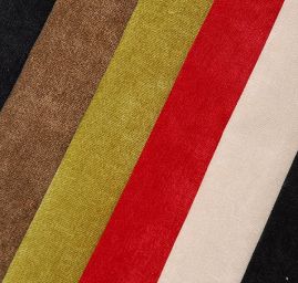 Winter Velvet Plain dark red