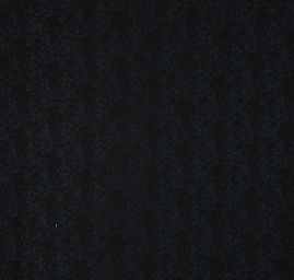 Voál bavlna směs vzor květy modrá/hnědá