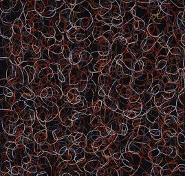 Efektní pletenina s výšivkou geometrický motiv