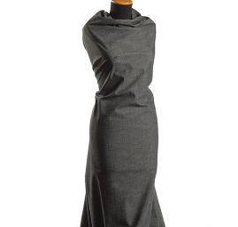 Pružná riflovina černočerný melír