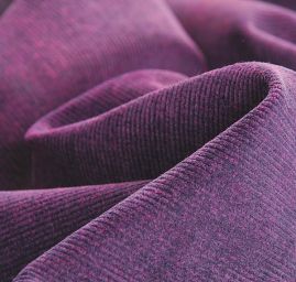 Manšestr nepružný fialovovínové barvy