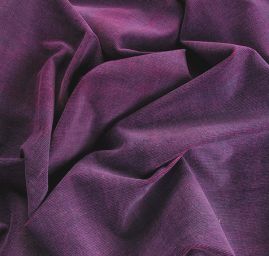 Manšestr nepružný fialovovínové barvy