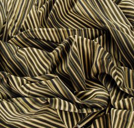 Manšestr pružný barevné proužky zelené