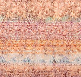 Efektní látka s plastickým vzorem hlavic