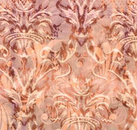 Efektní látka s plastickým vzorem hlavic