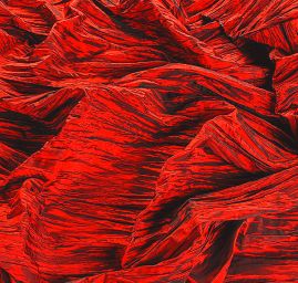 Taft kreš plastický červený