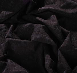 Efektné žakárová látka kvetinový motív čierna / sivá