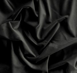 Samet bavlněný nerpužný temně šedý