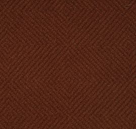 Flauš vlna s plastickým vzorem rybí kost tm.hnědý