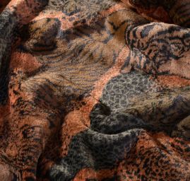 Imitace kožešiny motiv tygr, gepard
