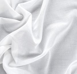 Bavlněný etamín směs bílý 300cm