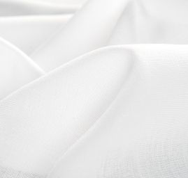 Bavlněný etamín směs lomená bílá 300cm