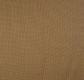 Kostýmová látka vzor drobná kostka hnědá