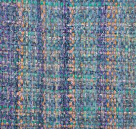 Originální ručně tkaná látka petrolejový melír