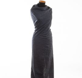 Vyšívaný len modrý