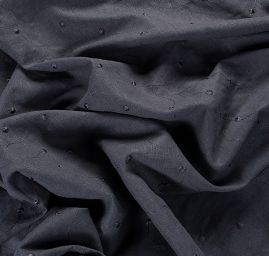 Vyšívaný len modrý