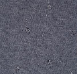 Vyšívaný len modrý