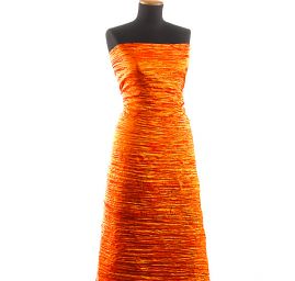 Taft kreš plastický šanžán žlutooranžový