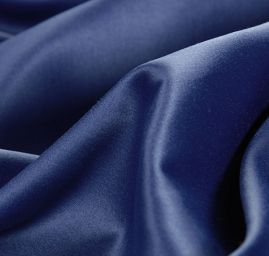 Satén hladký modrý