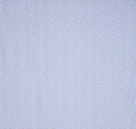 Viskozová letní látka kytičkový motiv modrá/žlutá