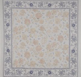 Bavlněný etamín kupón květinový motiv