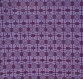 Bavlna tisk ornamenty vínová/starorůžová SLEVA