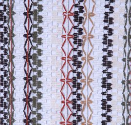 Efektní pletenina síť imitace háčkované krajky