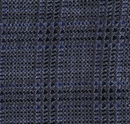 Samet pružný vzor Esterházy modrostřírbný