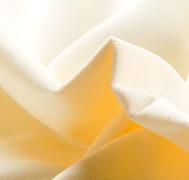 Samet bavlněný nepružný smetanový