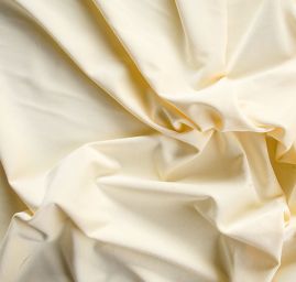 Samet bavlněný nepružný smetanový