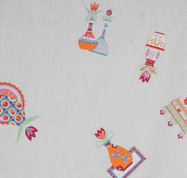 Bavlněná látka jemná tisk květinový vzor II.jakost