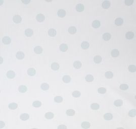 Bavlněná látka velký puntík zelenkavý