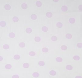 Bavlněná látka velký puntík fialkový