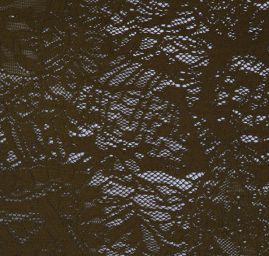 Efektní pružná krajka olivové barvy