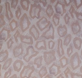 Látka šifon vzor hadí kůže režná