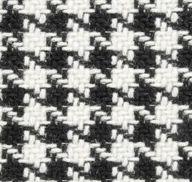 Vlněná kostýmová/kabátová látka pepito černobílé