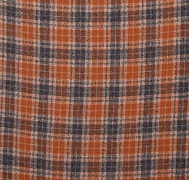 Látka na kostým imitující ručně tkané metráže hnědá kostka