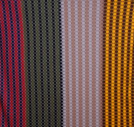 Vlnený efektné úplet sedem farieb