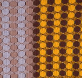 Vlnený efektné úplet sedem farieb