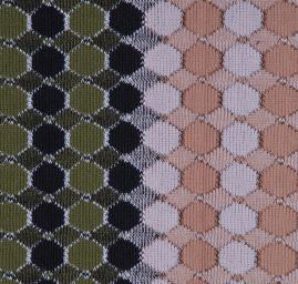 Vlnený efektné úplet sedem farieb