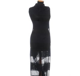 Efektní pletenina síť tmavě modrá