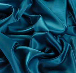 Podšívka keprové vazby šanžán modrá/hnědá