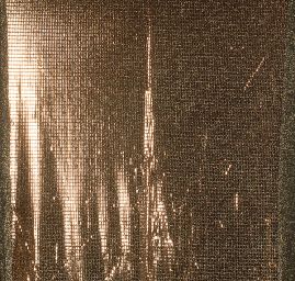 Úplet s flitry ve tvaru obdelníku