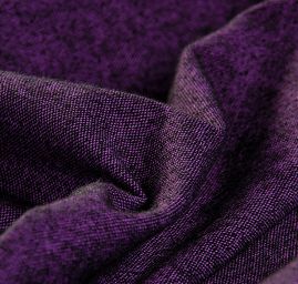 Kostýmová látka Art Fabrics černofialový melír