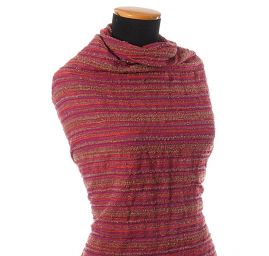 Látka Art Fabrics vlněné buklé růžová