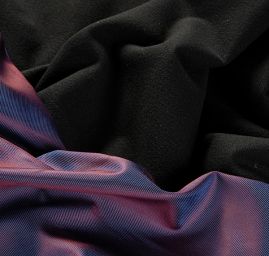 Taft keprový proužek šanžán fialovomodrý