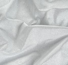 Lamé žakár bílostříbrný